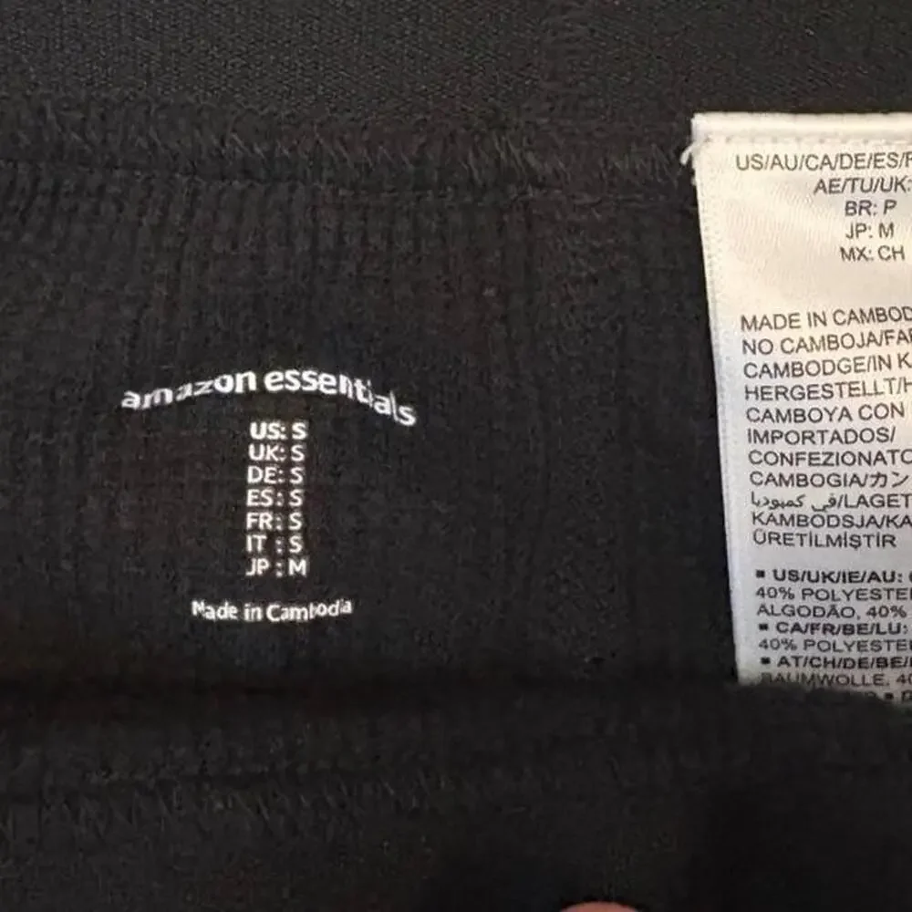 Men amazon essentials thermal underwear set size small
